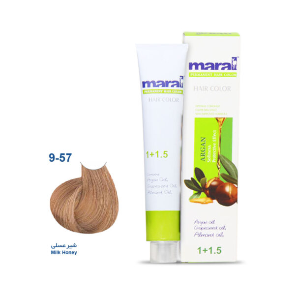 رنگ مو مارال 9.57 شیر عسلی